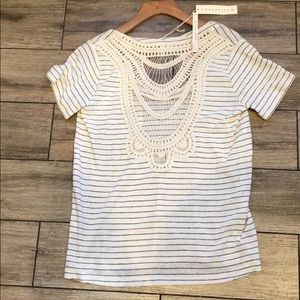 Crochet back T-shirt